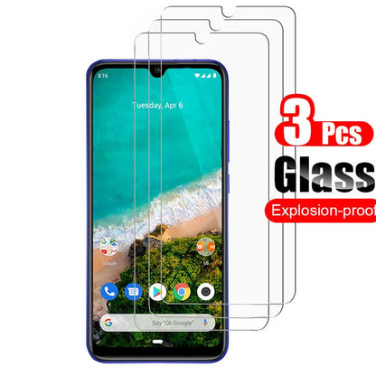 3Pcs For Xiaomi Mi A3 MiA3 Tempered Glass Screen Protector Shield For Xiaomi Mi A3 Protective Glass Film 9H 0.26mm