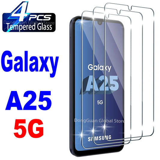 For Samsung Galaxy A25 5G Full Tempered Glass Screen Protector Glass Film