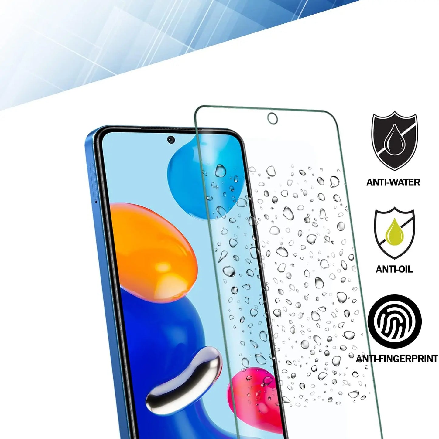 For Galaxy A53 Screen Protector Samsung, Tempered Glass HD 9H High Aluminum Transparent Clear Anti Scratch