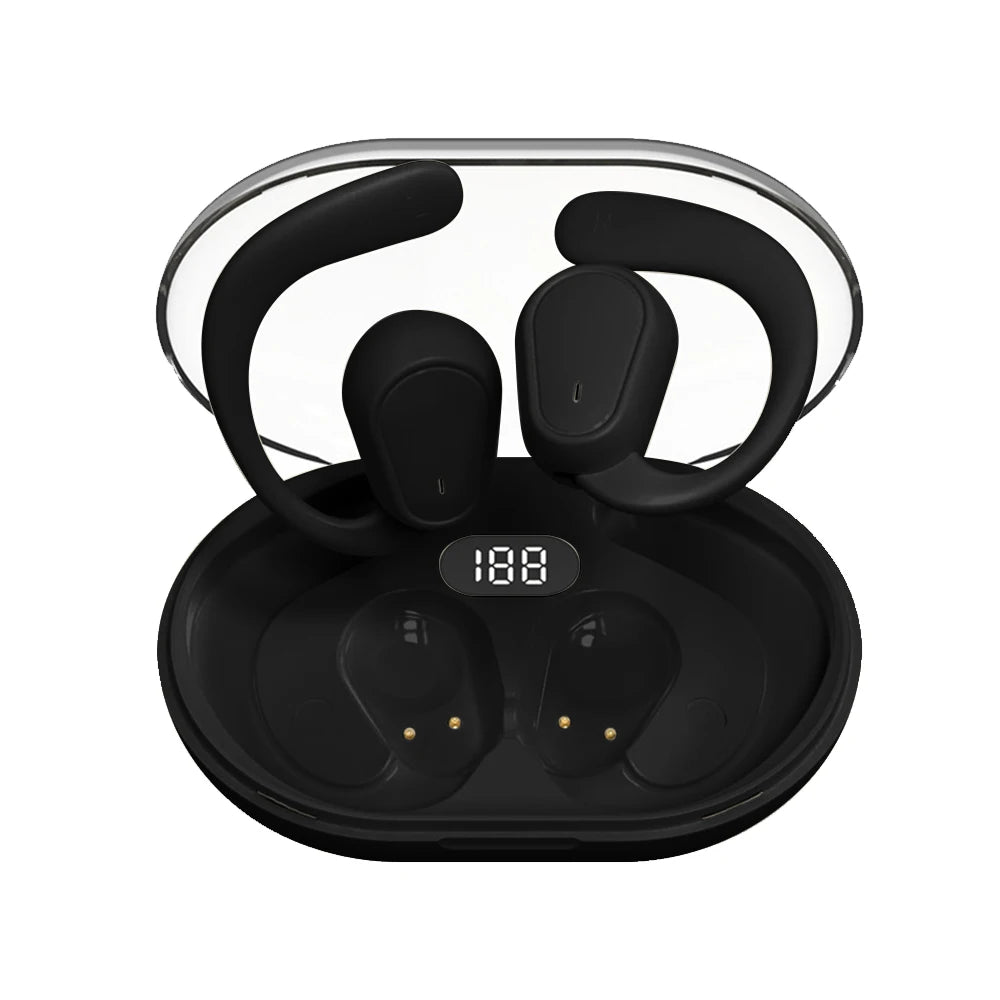 Bluetooth 5.3 Wireless OWS Headset Touch Light Mini High Quality Earplugs Anti-Sweat HD Sound Quality Stereo Universal Headset