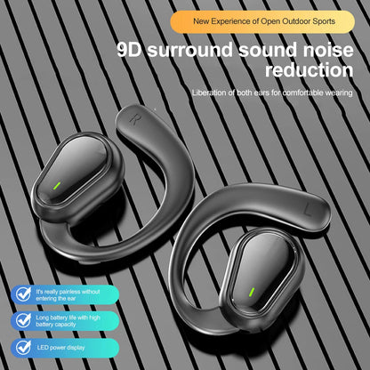 Bluetooth 5.3 Wireless OWS Headset Touch Light Mini High Quality Earplugs Anti-Sweat HD Sound Quality Stereo Universal Headset